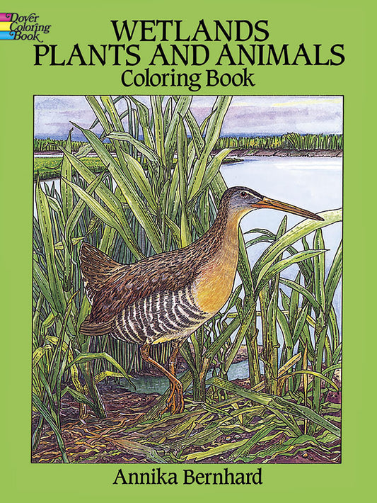Wetlands Plants and Animals Coloring Book - 2074