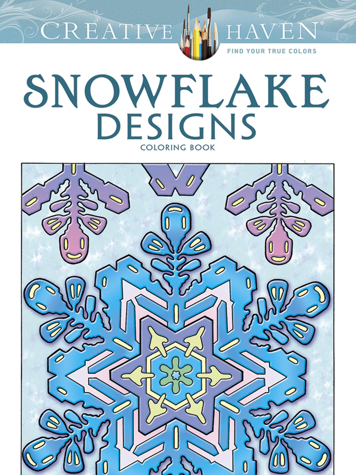 Creative Haven Snowflake Designs Coloring Book (Adult Coloring Books: Seasons) - 7907