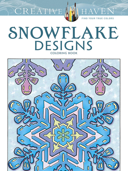 Creative Haven Snowflake Designs Coloring Book (Adult Coloring Books: Seasons) - 7907