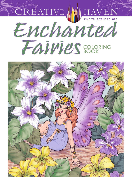 Adult Coloring Enchanted Fairies Coloring Book (Adult Coloring Books: Fantasy) - 3963