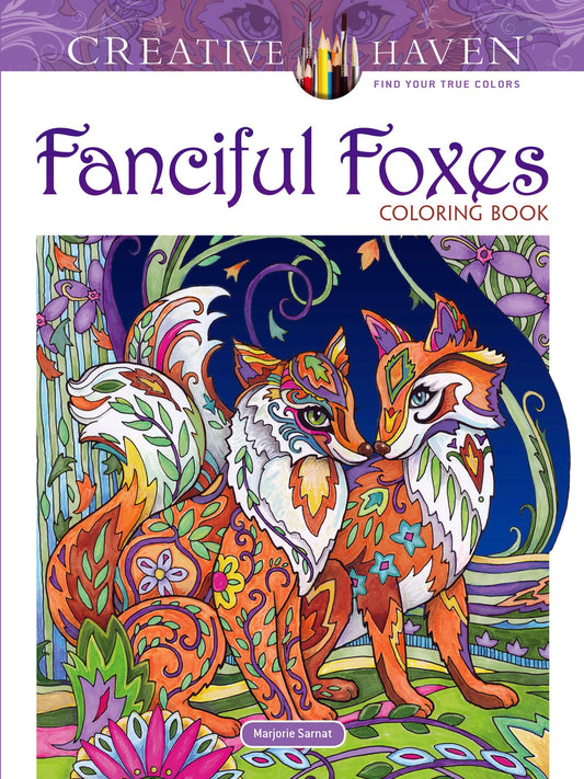 Creative Haven Fanciful Foxes Coloring Book (Adult Coloring Books: Animals) - 1395