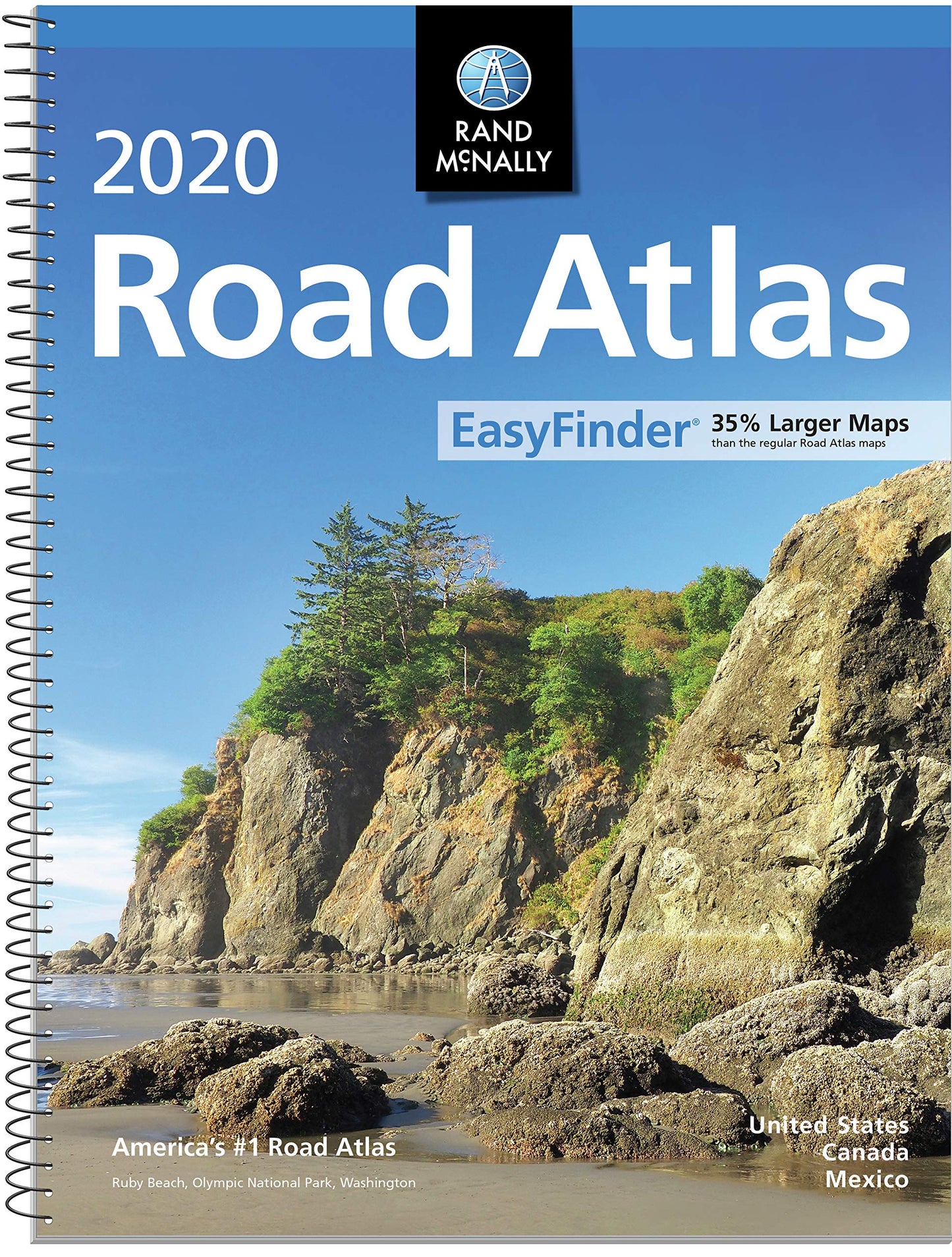 Rand McNally 2020 Easy Finder Midsize Road Atlas: United States, Canada, Mexico