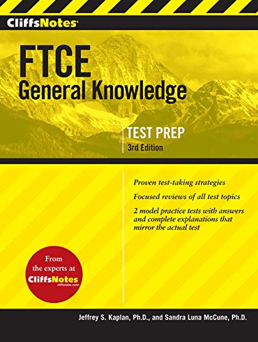 CliffsNotes FTCE General Knowledge Test, 3rd Edition - 5329