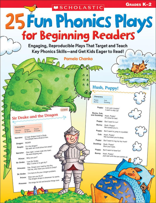 25 Fun Phonics Plays for Beginning Readers - 6479
