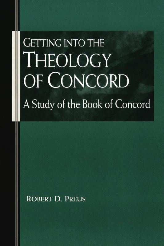 Getting into the Theology of Concord