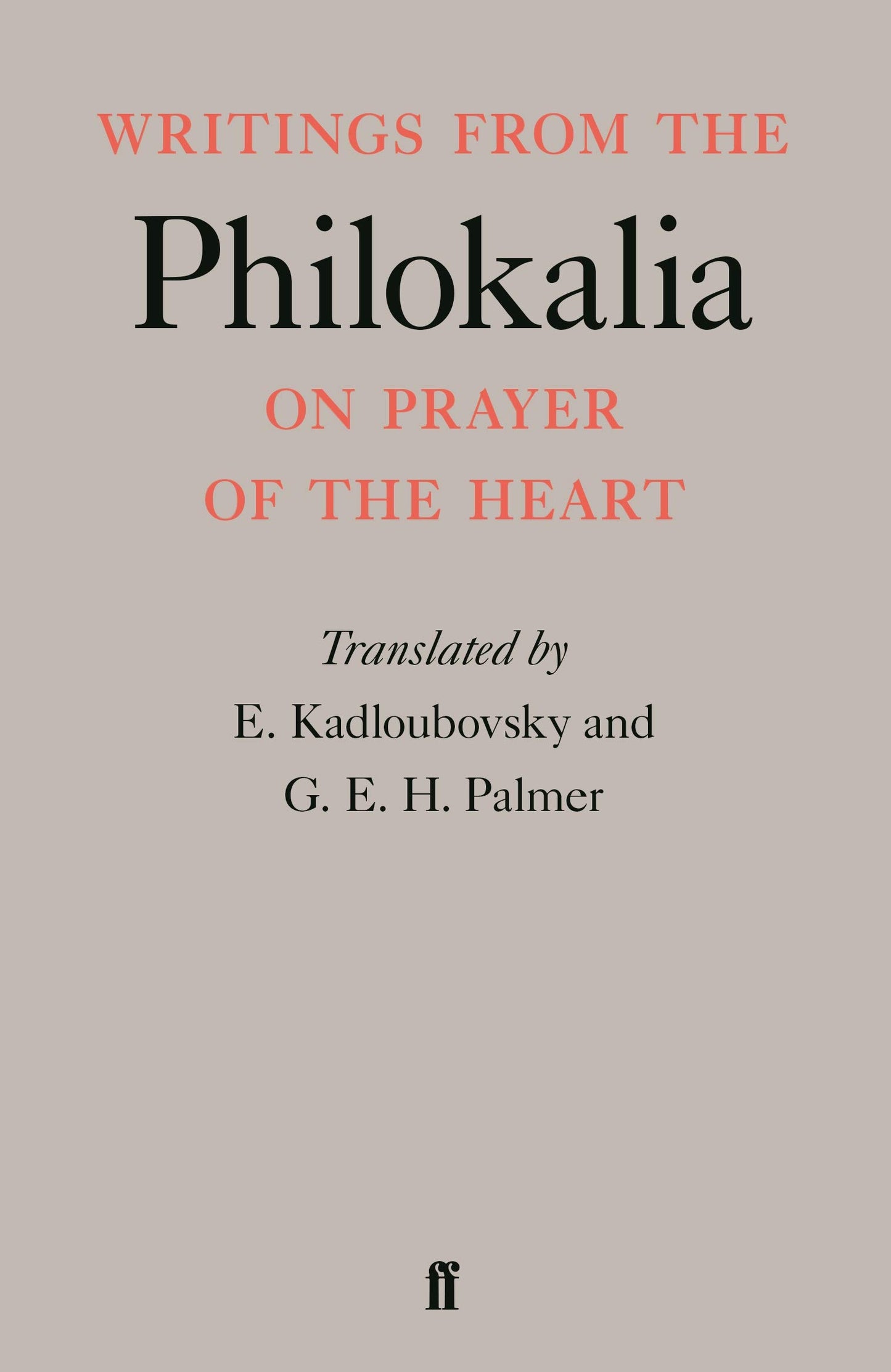 Writings from the Philokalia: On Prayer of the Heart - 161