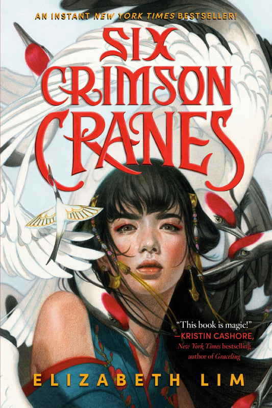 Six Crimson Cranes - 2419