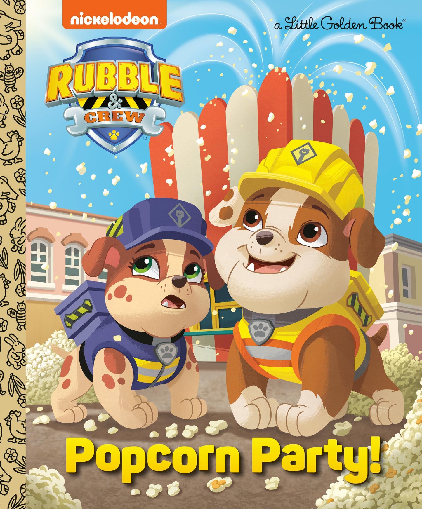 Popcorn Party! (PAW Patrol: Rubble & Crew) (Little Golden Book) - 7053
