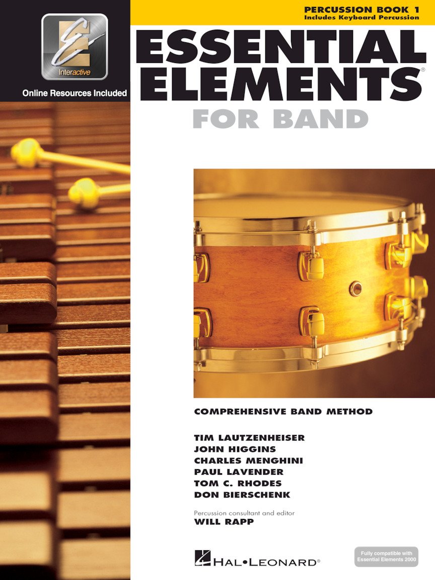 Essential Elements for Band - Percussion/Keyboard Percussion Book 1 with EEi (Book/Online Audio)