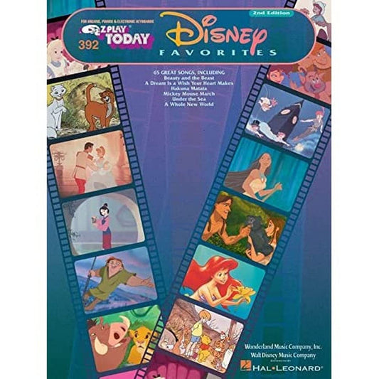 Disney Favorites - E-Z Play Today Volume 392 | 65 Disney Hits for Keyboard and Piano Players | Easy-to-Play Sheet Music Collection | Popular Disney Songs for Beginners