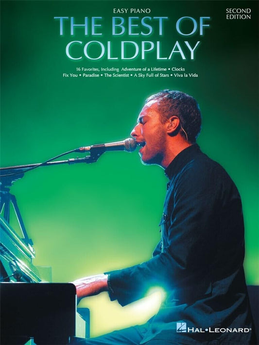 The Best of Coldplay for Easy Piano Sheet Music Songbook | Arranged for Beginner and Intermediate Pianists | Pop Rock Piano Music Book for Learning and Practice