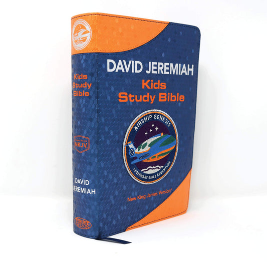 NKJV, Airship Genesis Kids Study Bible, TechTile Leather Edition: Holy Bible, New King James Version - 4059