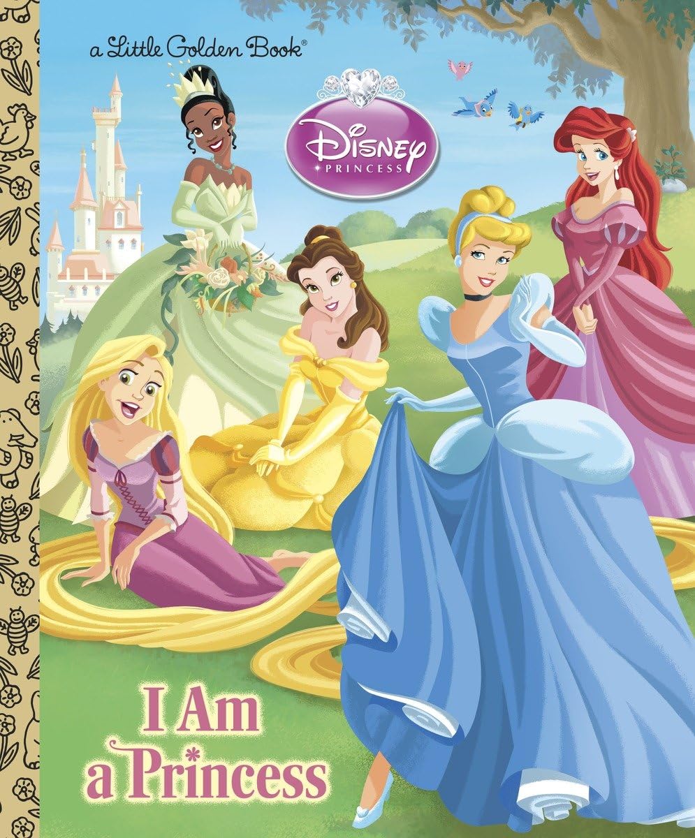 I am a Princess (Disney Princess) (Little Golden Book) - 4880