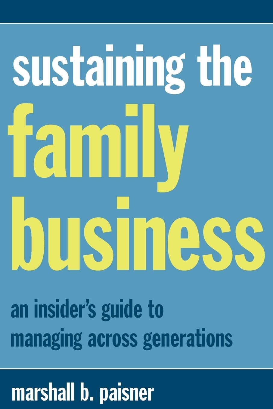 Sustaining the Family Business - 3423