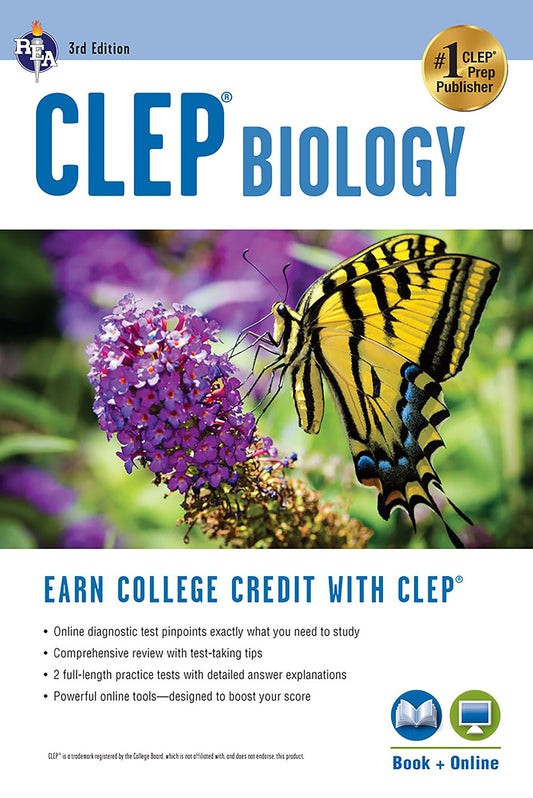 CLEP® Biology Book + Online (CLEP Test Preparation)