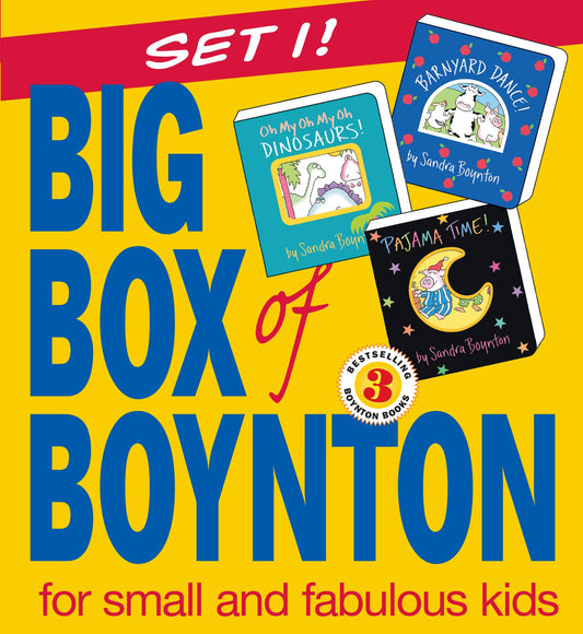 Big Box of Boynton Set 1!: Barnyard Dance! Pajama Time! Oh My Oh My Oh Dinosaurs! (Boynton on Board) - 8752
