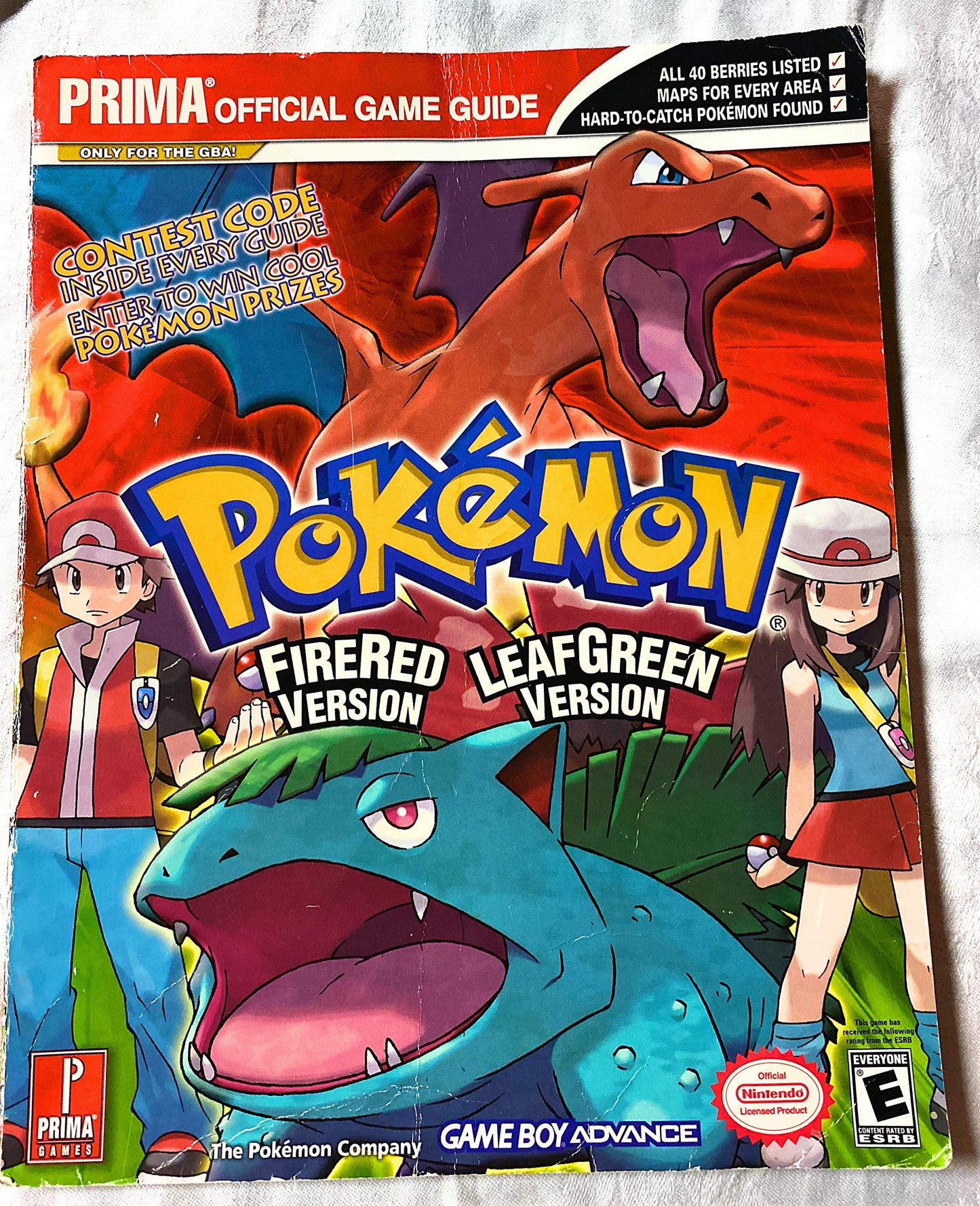 Pokemon Leafgreen Version and Firered Version: Prima Official Game Guide