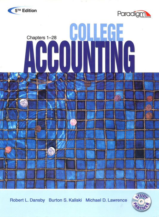 COLLEGE ACCOUNTING (STUDENT COURSEWARE TEXT CHAPTERS 1-28 WITH STUDY PARTNER CD) 5TH ED, 5TH ED - 6166