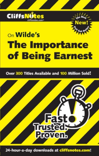 CliffsNotes on Wilde's The Importance of Being Earnest (CliffsNotes on Literature) - 2954