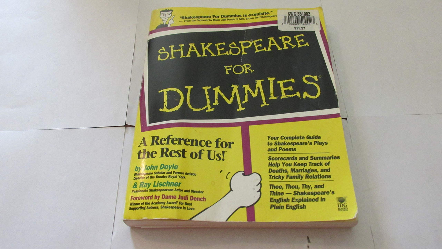 Shakespeare for Dummies - 4307