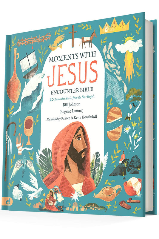 The Moments with Jesus Encounter Bible: 20 Immersive Stories from the Four Gospels