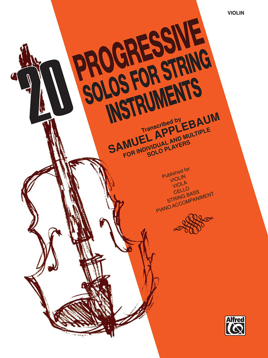 20 Progressive Solos for String Instruments Violin - 7556