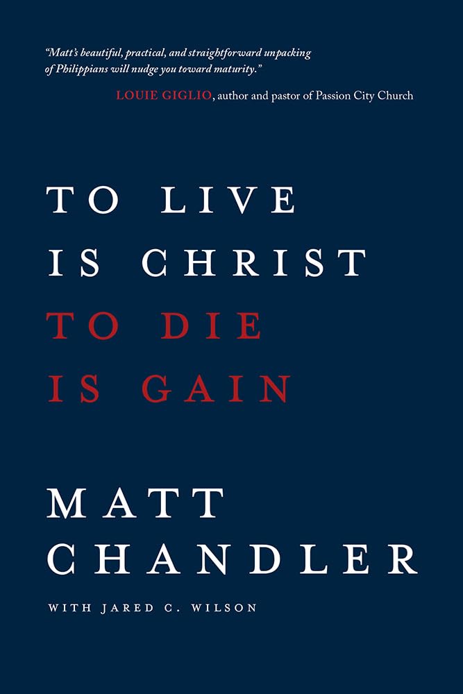 To Live Is Christ to Die Is Gain - 5417