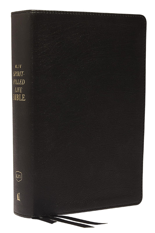 KJV, Spirit-Filled Life Bible, Third Edition, Genuine Leather, Black, Red Letter, Comfort Print: Kingdom Equipping Through the Power of the Word
