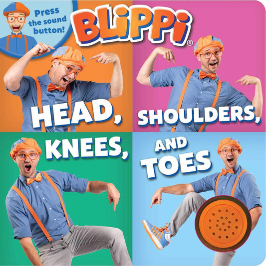 Blippi: Head, Shoulders, Knees, and Toes (1-Button Sound Book) - 4337