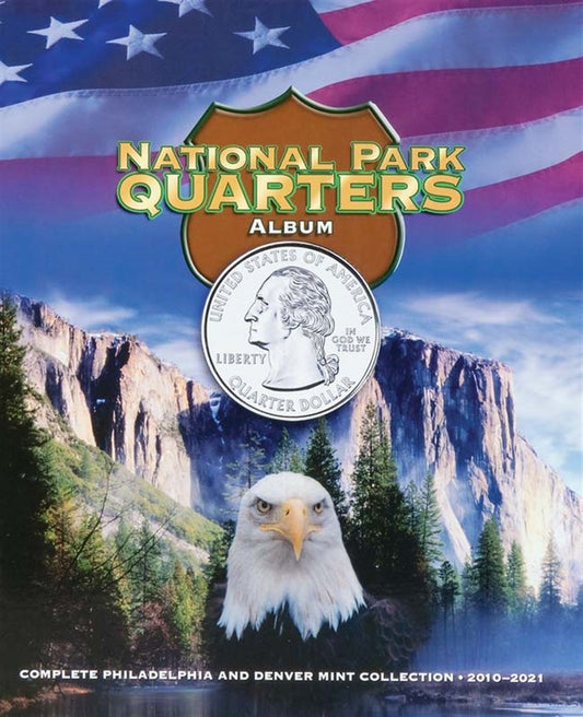Whitman Classic® Collector's Edition Coin Album - National Park Quarters: 2010-2021 (P & D Mints)