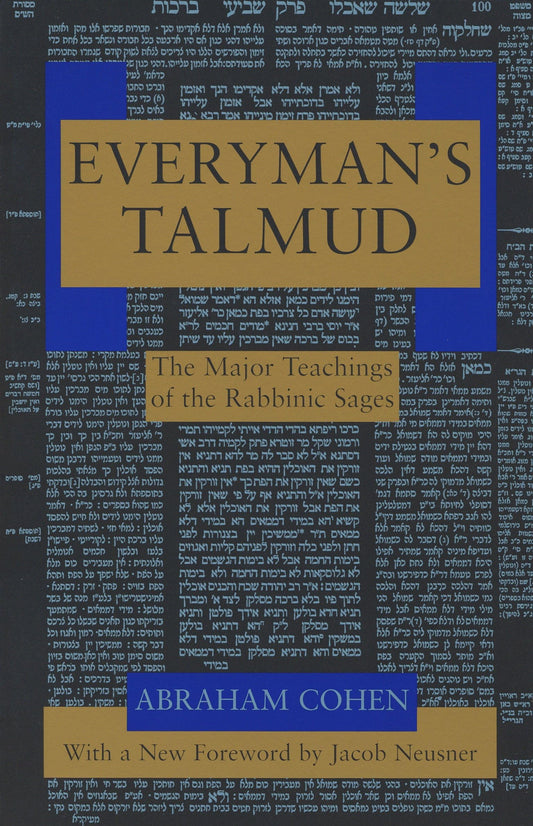 Everyman's Talmud: The Major Teachings of the Rabbinic Sages - 3512
