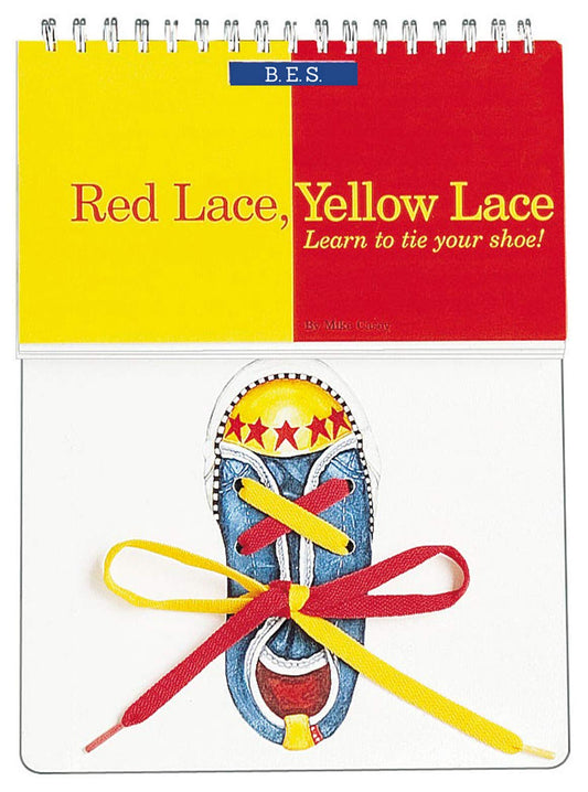 Red Lace, Yellow Lace: A Board/Picture Book For Kids About Learning to Tie Shoes and the Importance of Practice (Going to Kindergarten Books, Preschool Graduation Gifts) - 8022