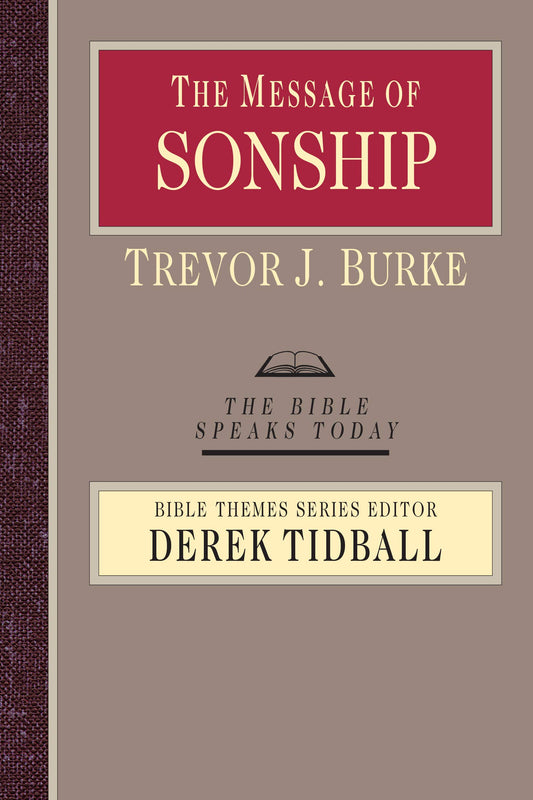 The Message of Sonship (The Bible Speaks Today Bible Themes Series) - 4564