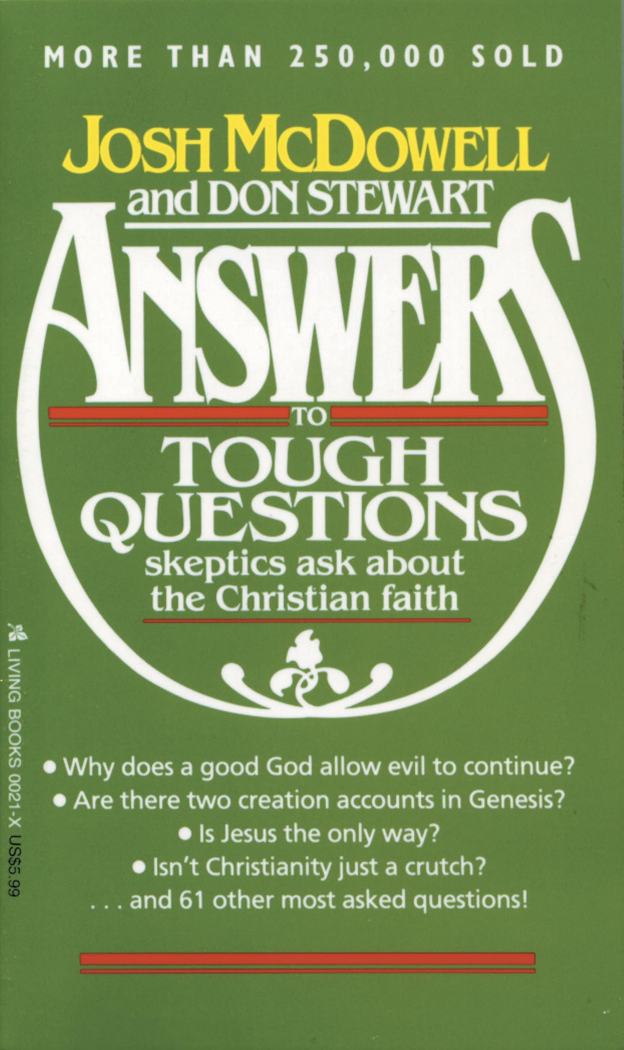 Answers to Tough Questions Skeptics Ask About the Christian Faith - 7540