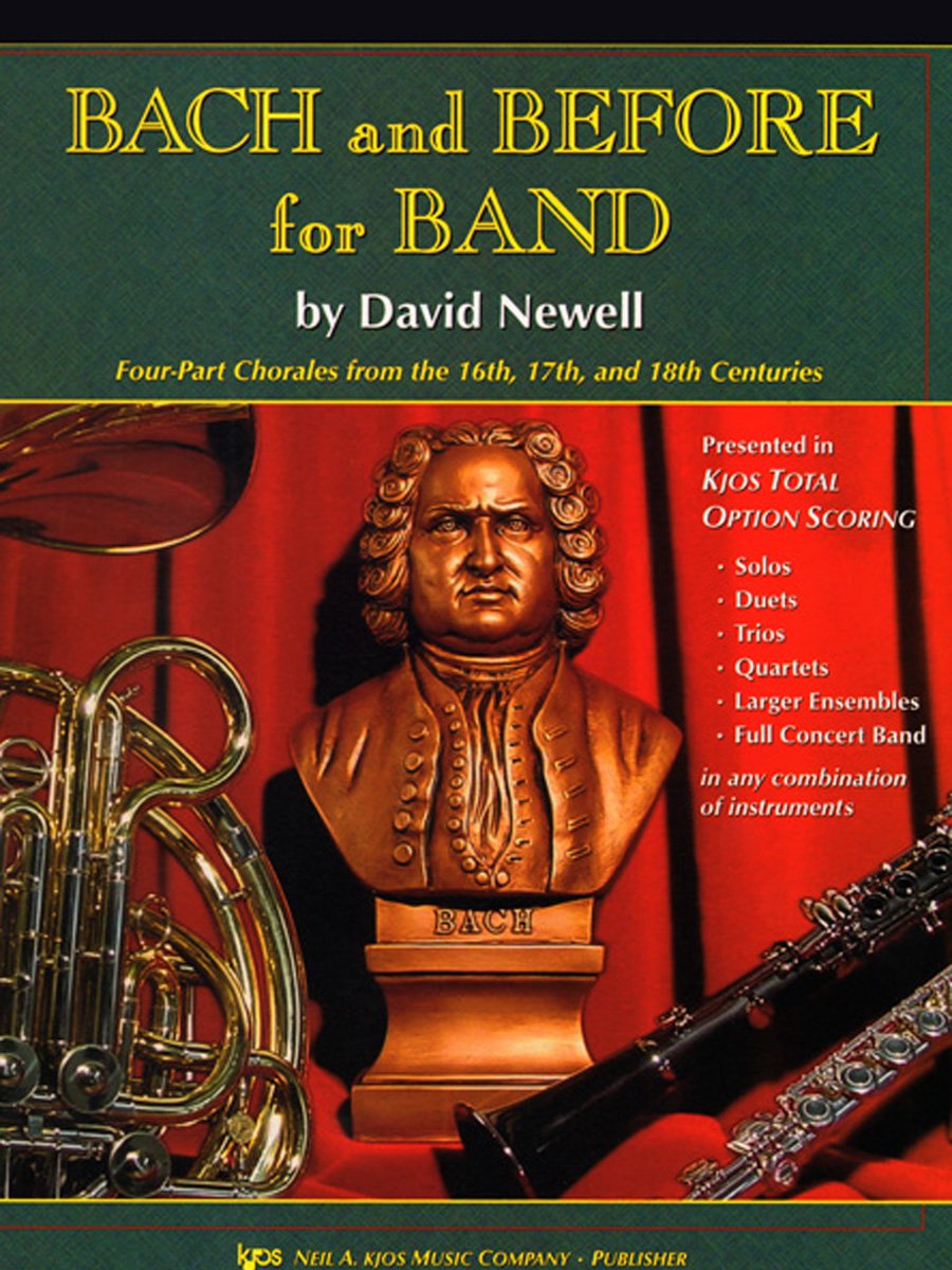 W34TP - Bach and Before for Band - Trumpet (Four-Part Chorales from the 16th, 17th and 18th Centuries)