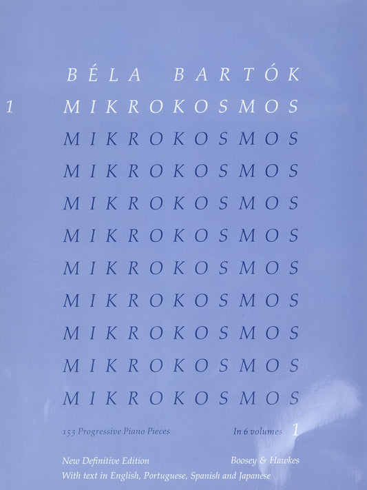 Béla Bartók - Mikrokosmos Volume 1 | 153 Progressive Piano Pieces for Beginners and Students | Classical Piano Method and Sight-Reading Exercises | Boosey and Hawkes Edition - 438