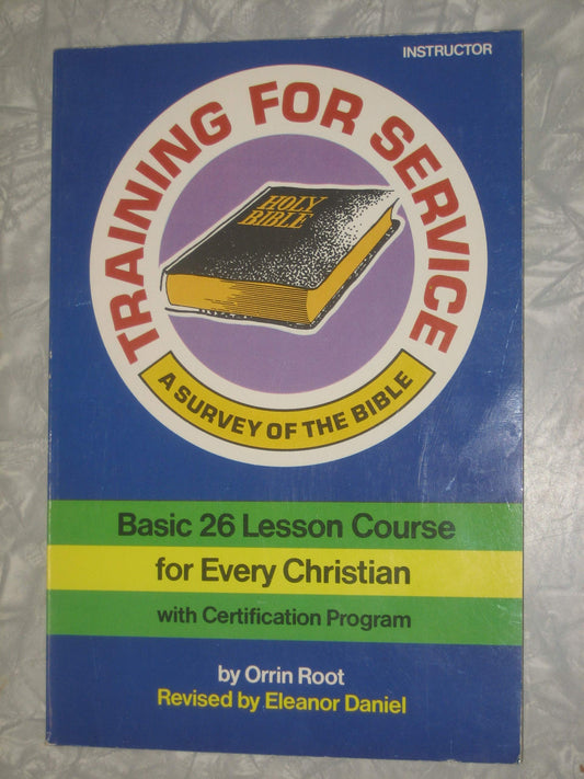 Training for Service Student Book: A Survey of the Bible - 6159