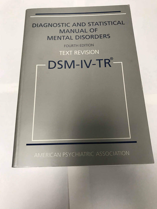 Diagnostic and Statistical Manual Mental Disorders (DIAGNOSTIC AND STATISTICAL MANUAL OF MENTAL DISORDERS) - 5040