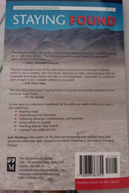 Staying Found: The Complete Map & Compass Book