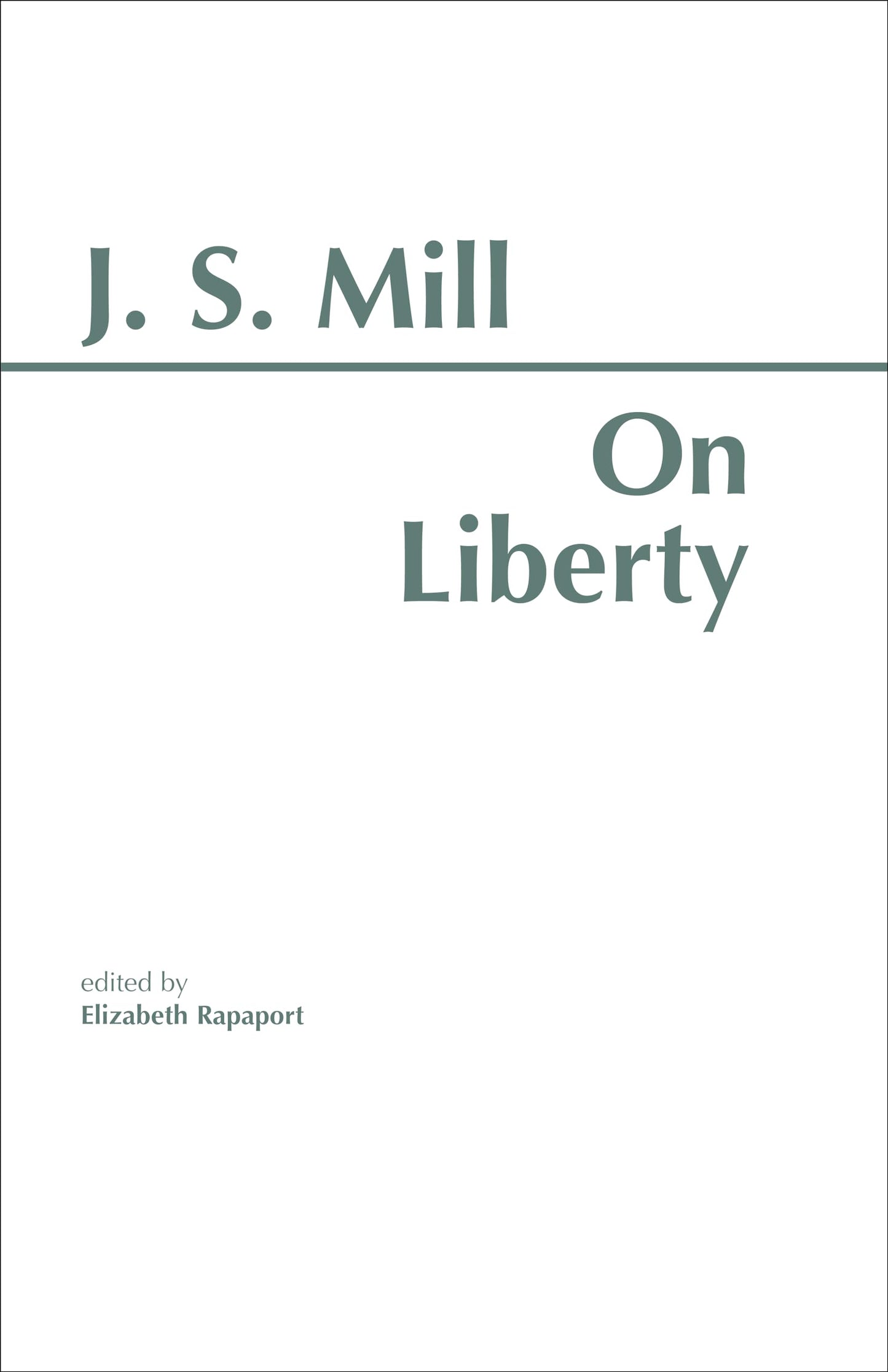 On Liberty (HPC Classics Series) - 8774