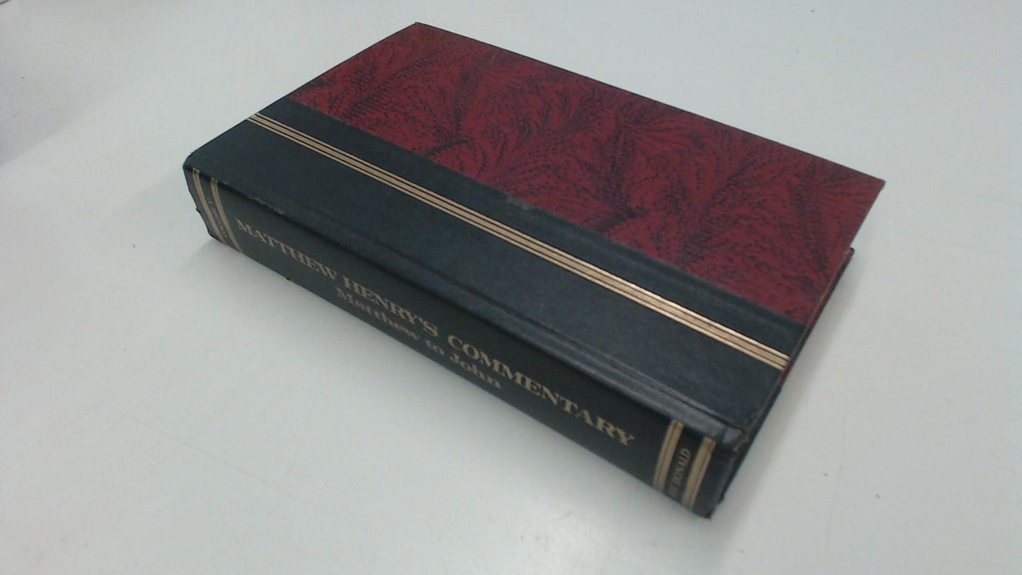 Matthew Henry's Commentary on the Whole Bible, 6 Volume Set