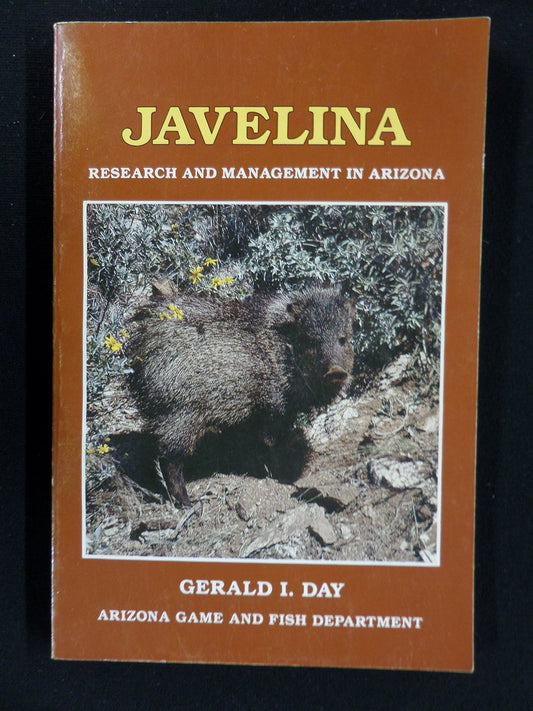 Javelina research and management in Arizona