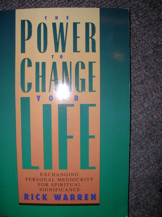 The Power To Change Your Life