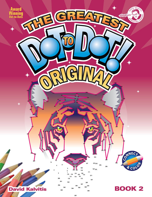 Greatest Dot-to-Dot Book in the World (Book 2) - Activity Book - Relaxing Puzzles - 1231