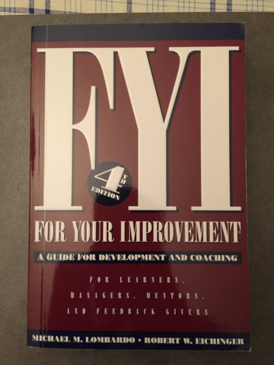 Fyi for Your Improvement - 7445