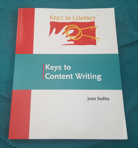 Keys to Content Writing: Joan Sedita Paperback Joan Sedita
