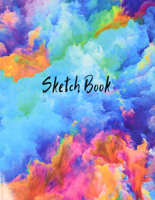 Sketch Book: Notebook for Drawing, Writing, Painting, Sketching or Doodling, 120 Pages, 8.5x11 (Premium Abstract Cover vol.4) - 7461