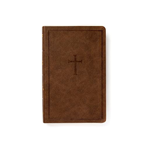 KJV Personal Size Bible, Brown LeatherTouch
