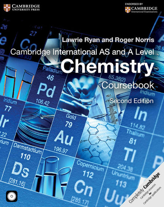 Cambridge International AS and A Level Chemistry Coursebook with CD-ROM (Cambridge International Examinations) - 2536