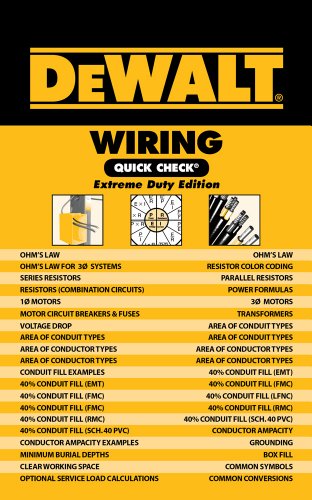 DEWALT Wiring Quick Check (DEWALT Series) - 840